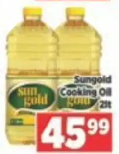 Goal Supermarket Sungold Cooking Oil 2lt offer