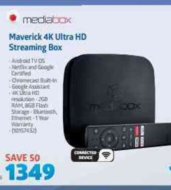 Mediabox - Maverick 4K Ultra HD Streaming Box