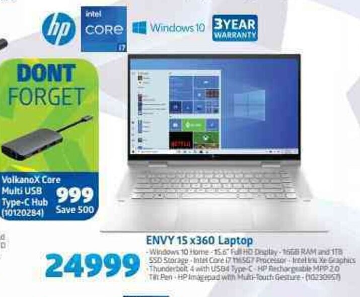 HP Envy 15 x360 Laptop offer at Incredible Connection