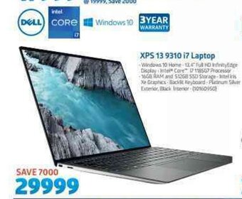 Incredible Connection DELL - XPS 13 9310 i7 Laptop offer