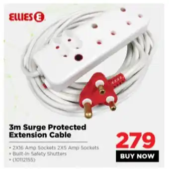 HiFi Corp Ellies - 3m Surge Protected Extension Cable offer