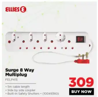 HiFi Corp Ellies - Surge 8 Way Multiplug - FELP41S offer