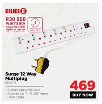 Ellies - Surge 12 Way Multiplug - FBWP5