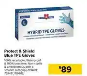 Builders Warehouse Protect & shield blue tpe gloves offer