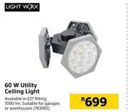 Builders Warehouse Lightworx 60w utility ceiling light offer