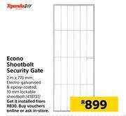 Builders Warehouse Xpanda diy econo shootbolt security gate-2m x 770mm offer