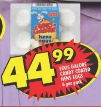 Shoprite Eggs Galore Candy Coated Hens Eggs 6 per pack offer