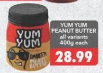 Shoprite Yum Yum Peanut Butter 400g offer