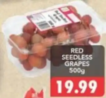Shoprite Red Seedless Grapes 500g offer