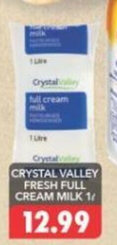 Shoprite Crystal Valley Fresh Full Cream Milk offer