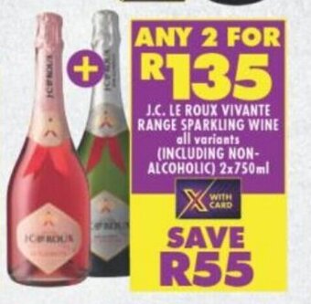 Shoprite J.C. Le Roux Vivante Range Sparkling Wine offer
