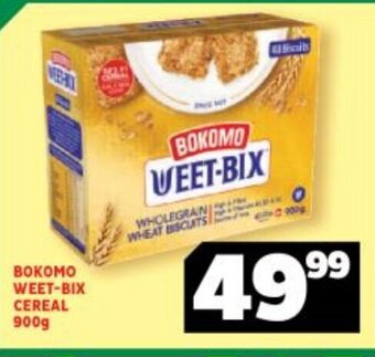 Usave Bokomo Weet-Bix Cereal 900g offer
