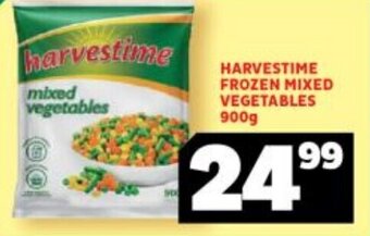 Usave Harvestime Frozen Mixed Vegetables 900g offer