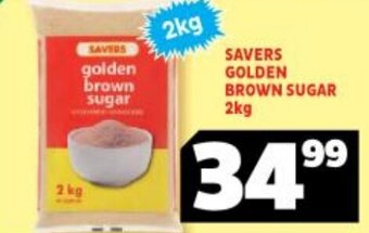 Usave Savers Golden Brown Sugar 2kg offer