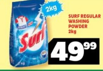 Usave Surf Regular Washing Powder 2kg offer