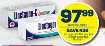Pick n Pay Linctagon-C Effervescent Tablets Assorted 12s each offer