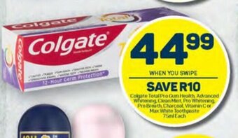 Pick n Pay Colgate Toothpaste offer