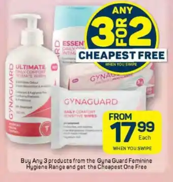 Pick n Pay Buy Any 3 products from the Gyna Guard Feminine Hygiene Range and get the Cheapest One Free offer