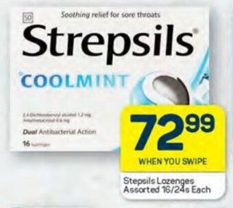 Pick n Pay Strepsils Lozenges Assorted 16/24s each offer