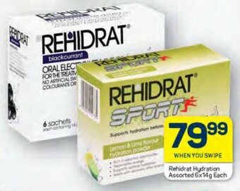 Rehidrat Hydration Assorted 6x14g each
