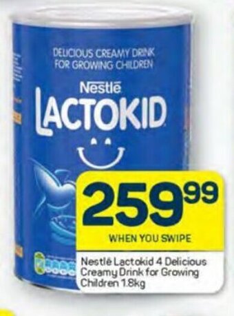 Pick n Pay Nestle Lactokid 4 Delicious Creamy Drink for Growing Children 1.8kg offer