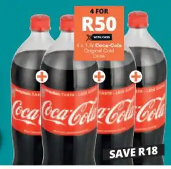 Cola-Cola Original Cold Drink 4 x 1.5L