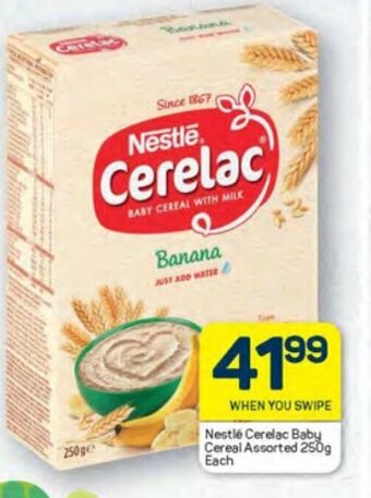 Pick n Pay Nestle Cerelac Baby Cereal Assorted 250g each offer
