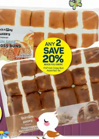 Pick n Pay PnP Hot Cross Bun Assorted 6s offer