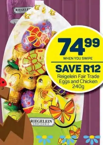 Pick n Pay Reigelein Fair Trade Eggs and Chicken 240g offer
