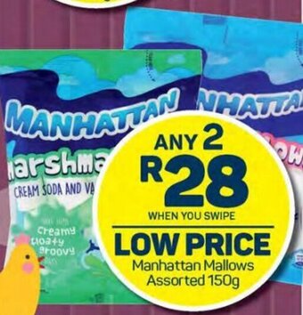 Pick n Pay Manhattan Mallows assorted 150g offer