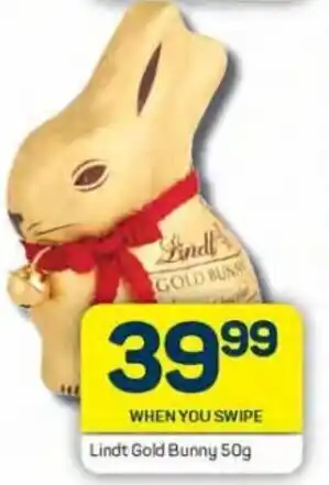 Pick n Pay Lindt Gold Bunny 50g offer
