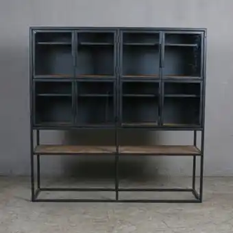 Salvage cabinet 8 glass door