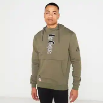 Lee cooper sweatshirt with logo graphic applique green