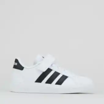 Zando Adidas boys grand court 2.0 el k ftwr white/core black/core black offer
