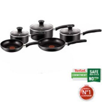 Home etc Tefal essential aluminium 8pc cookware set offer