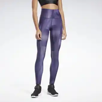 Reebok Lux bold high-rise vector block tights offer