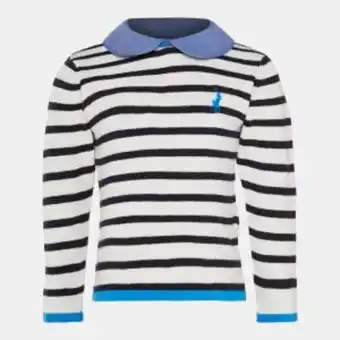 Zando Polo girls sabrina striped peter off white offer