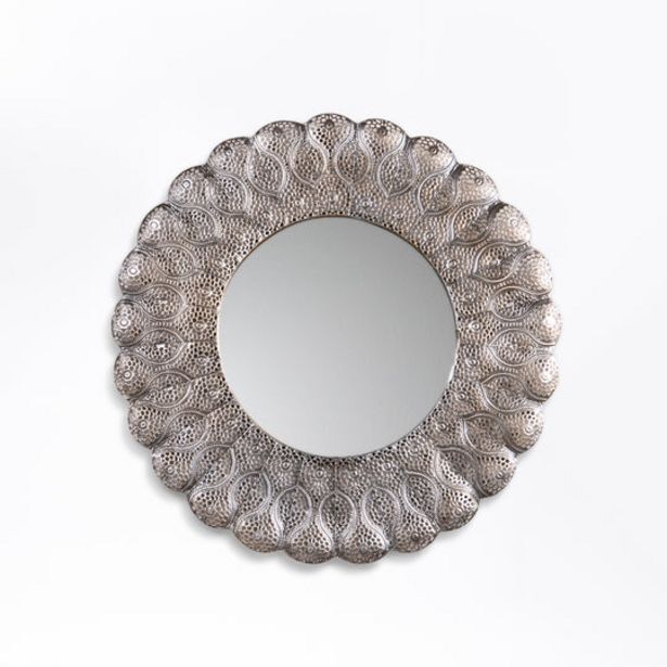 Mystic 53cm round mirror offer at Decofurn