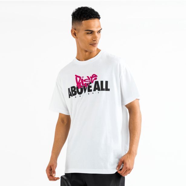 Redbat men's white tshirt offer at Sportscene