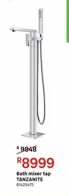 Bath mixer tap tanzanite