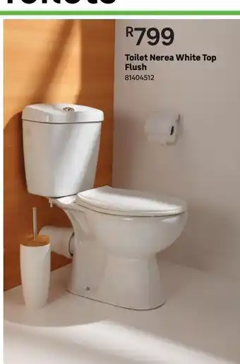 Leroy Merlin Toilet nerea white top flush offer