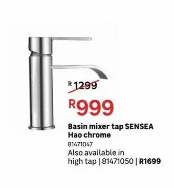 Leroy Merlin Basin mixer tap sensea hao chrome offer