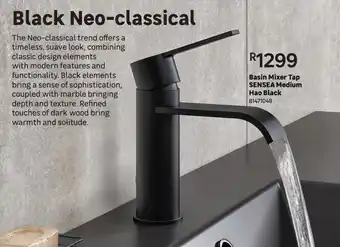 Leroy Merlin Basin mixer tap sensea medium hao black offer
