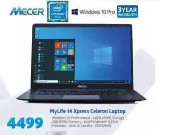 Incredible Connection Mecer - MyLife 14 Xpress Celeron Laptop offer