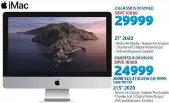 Incredible Connection iMac 256GB SSD i3 offer