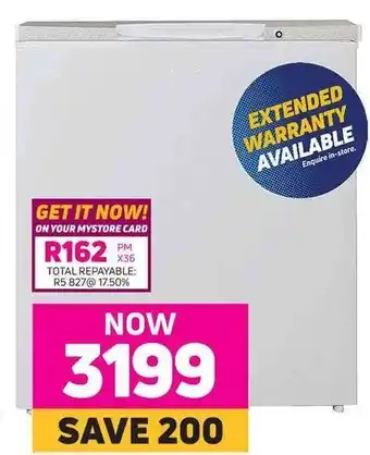 Game 207L White Chest Freezer offer