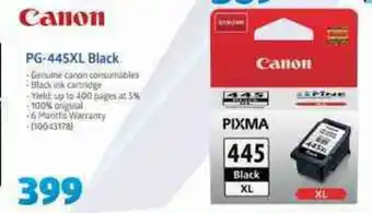 Incredible Connection Canon - PG-445XL Black offer