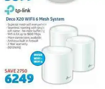 Incredible Connection Tp-Link - Deco WiFii6 Mesh System offer
