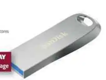 Incredible Connection SanDisk - 64GB Ultra Luxe USB 3.1 offer