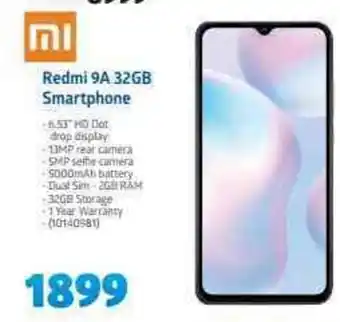 Incredible Connection MI - Redmi 9A 32GB Smartphone offer